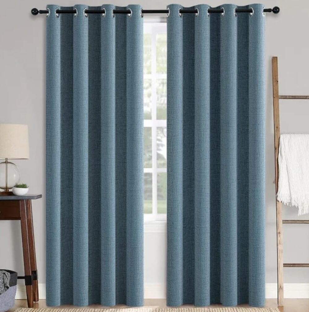 Miulee Dusty Blue Blackout Curtains NEW